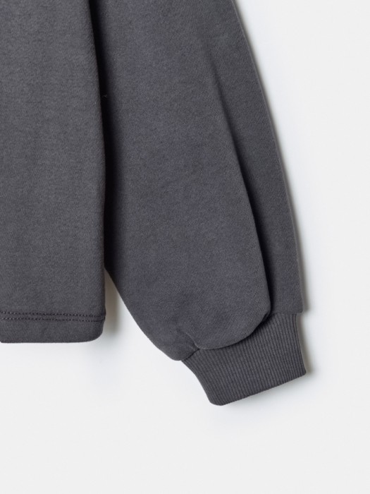 свитшот оверсайз с принтом hello kitty my melody для девочек из хлопка спереди