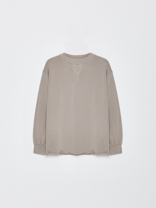 свитшот с кислотной стиркой для девочек по цене 1199 руб вид справа