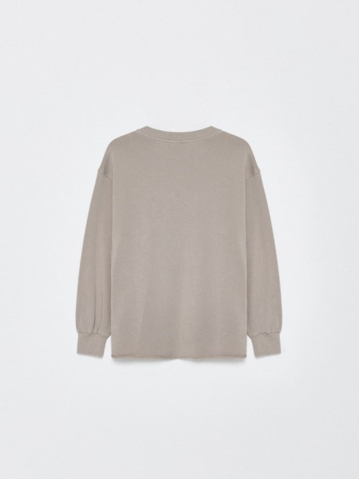 свитшот с кислотной стиркой для девочек из россии вид сбоку