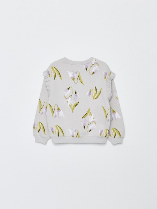 свитшот с оборками для девочек из россии вид сбоку