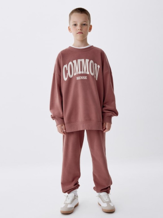 свитшот с принтом детский от бренда sela вид слева