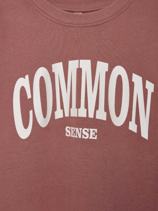 свитшот с принтом детский из хлопка спереди