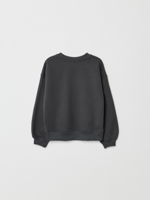 свитшот с принтом для девочек от бренда sela вид слева