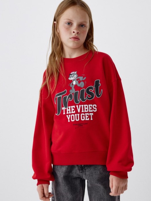 свитшот с принтом для девочек 4680798361178 фотография