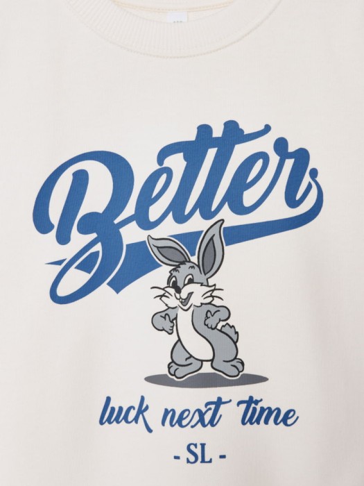 свитшот с принтом для девочек по цене 1199 руб вид справа