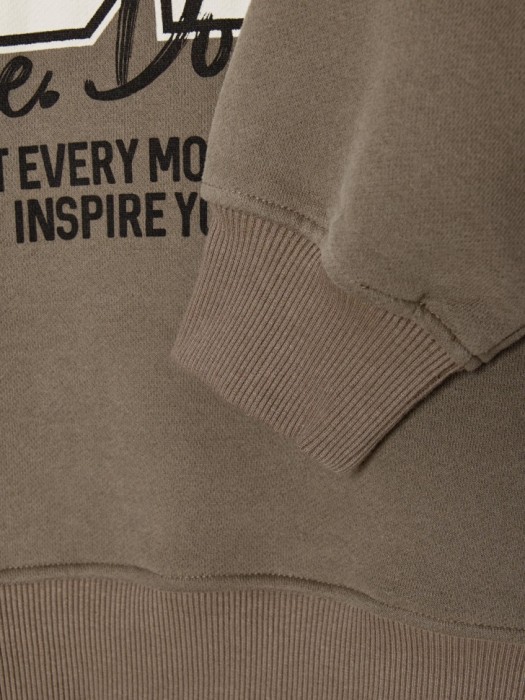 свитшот с принтом для мальчиков из хлопка спереди