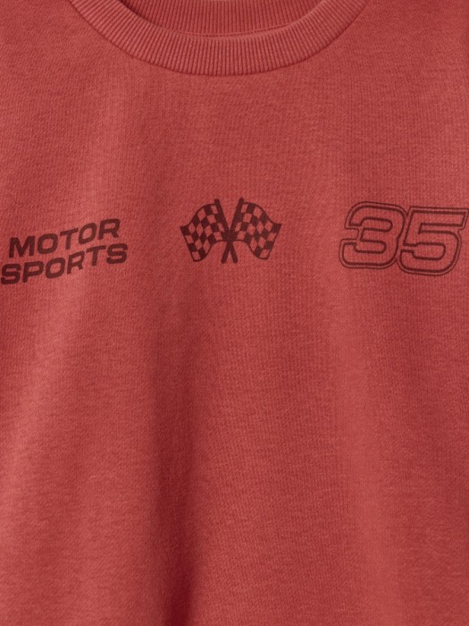 свитшот с принтом для мальчиков из россии вид сбоку