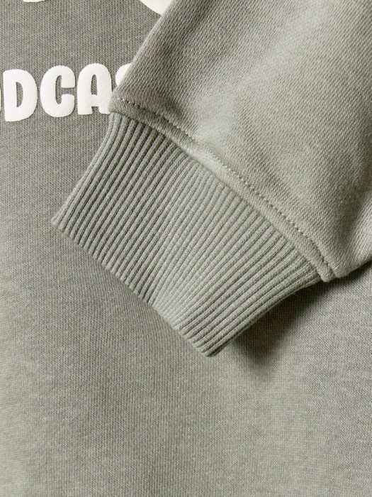 свитшот с принтом для мальчиков из хлопка спереди