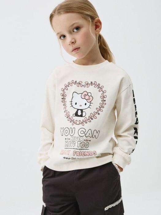 свитшот с принтом hello kitty для девочек 4680704570632 фотография