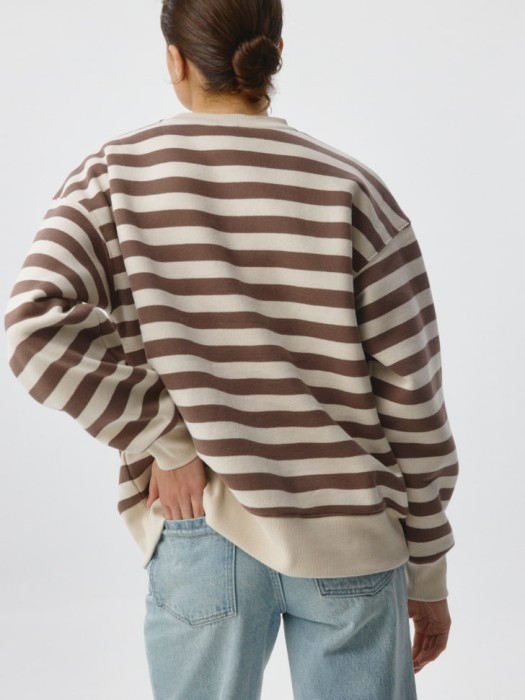 свитшот в полоску по цене 1799 руб вид справа