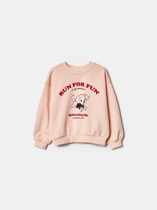 свитшт оверсайз с принтом для девочек по цене 1599 руб вид справа