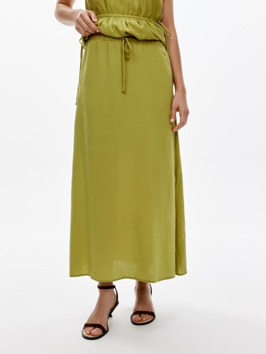 свободная юбка миди из жатой ткани 4610517876744 фотография