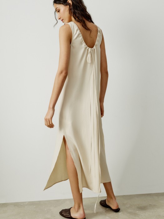 свободное платье из тенселя со льном 4680798102238 фотография