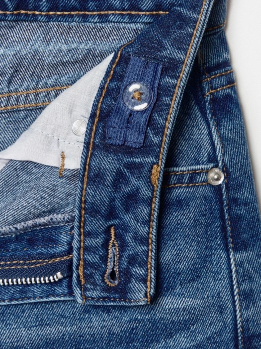 свободные джинсы багги детские из джинсы и джинскота спереди