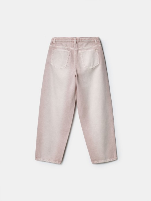 свободные джинсы багги для девочек по цене 2999 руб вид справа