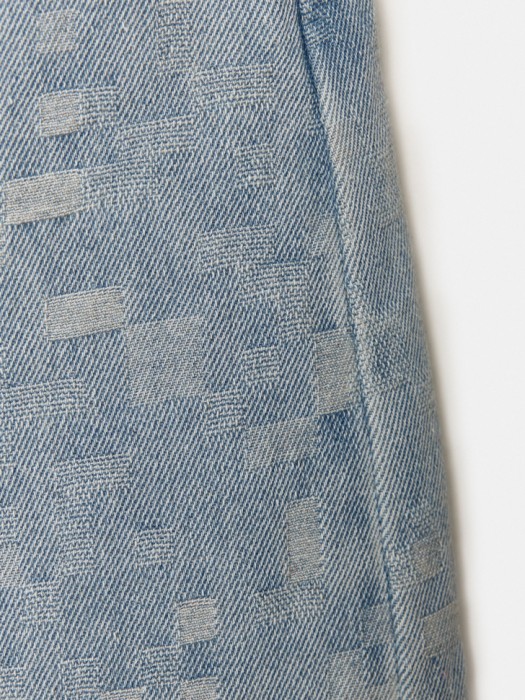 свободные джинсы багги из жаккардового денима для мальчиков из россии вид сбоку