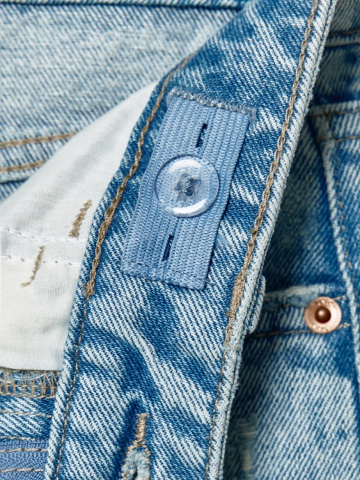 свободные джинсы для мальчиков из хлопка спереди