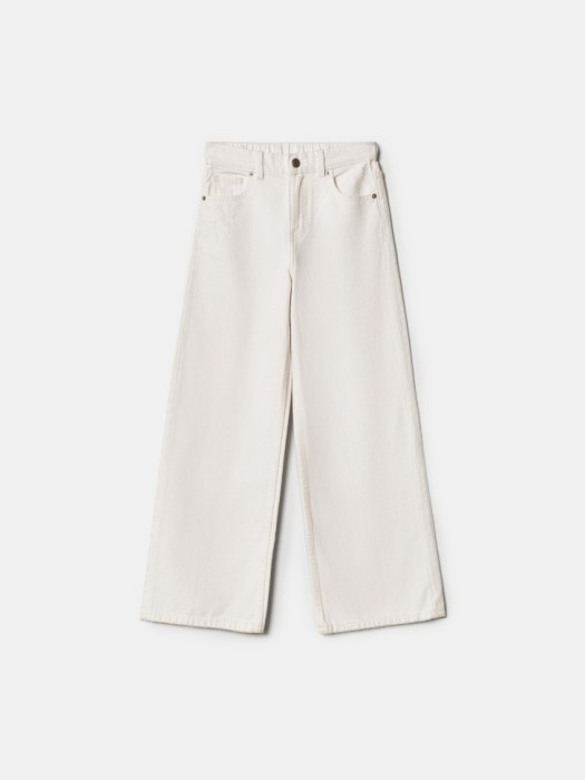 свободные джинсы с потертостями для девочек по цене 2999 руб вид справа