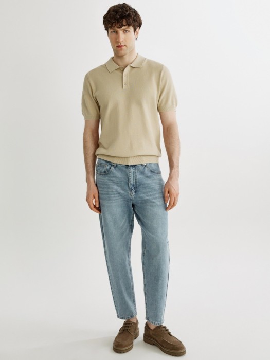 свободные укороченные джинсы со средней посадкой 4610517851932 фотография