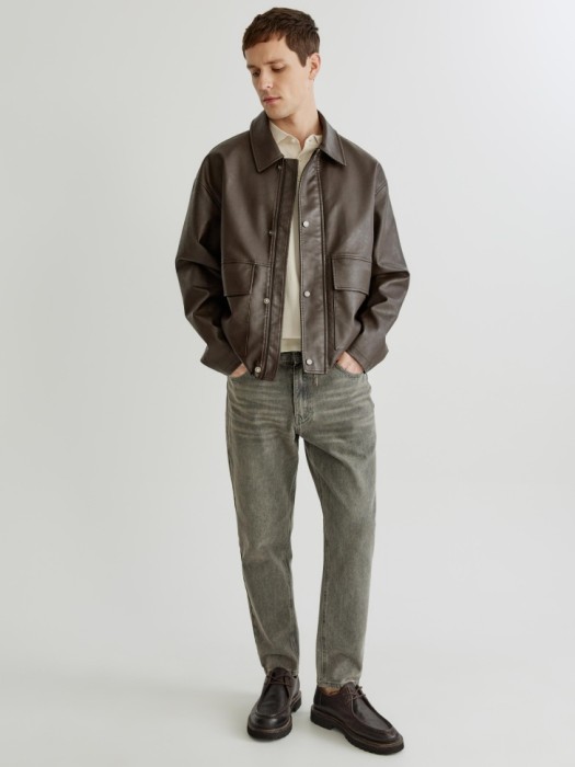 свободные укороченные джинсы со средней посадкой 4610517541482 фотография