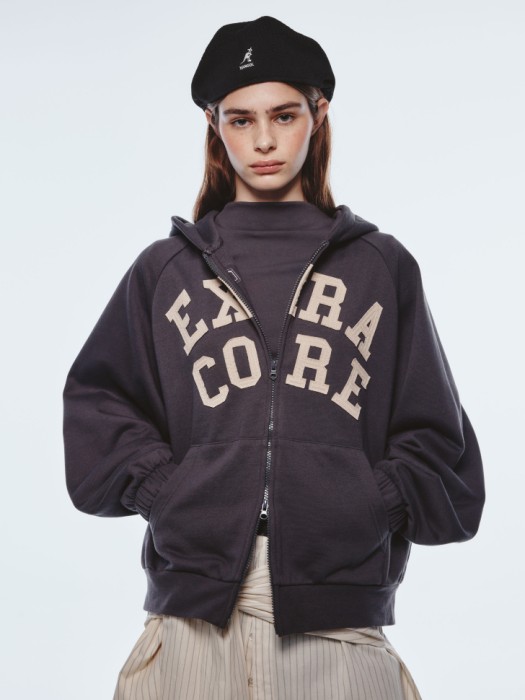 толстовка на молнии из линейки  young из хлопка спереди