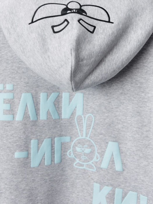 толстовка оверсайз для мальчиков из коллекции  × смешарики из россии вид сбоку