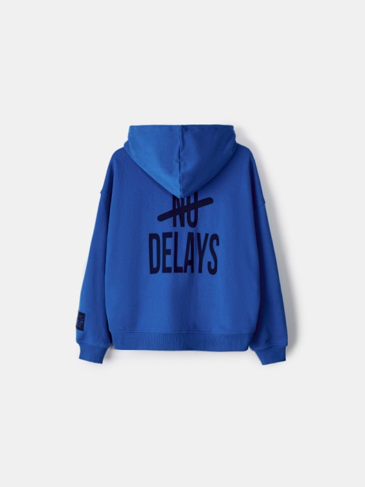 толстовка оверсайз на молнии для мальчиков от бренда sela вид слева