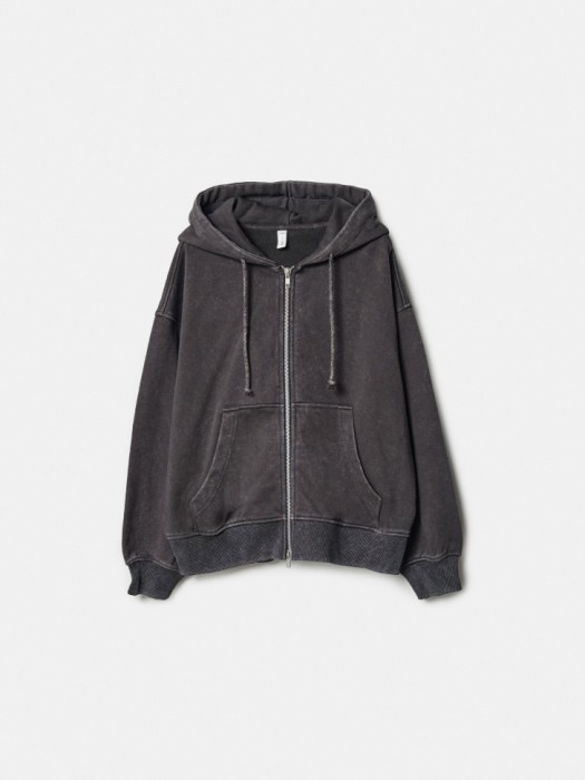 толстовка оверсайз с эффектом кислотной стирки для девочек по цене 3299 руб вид справа