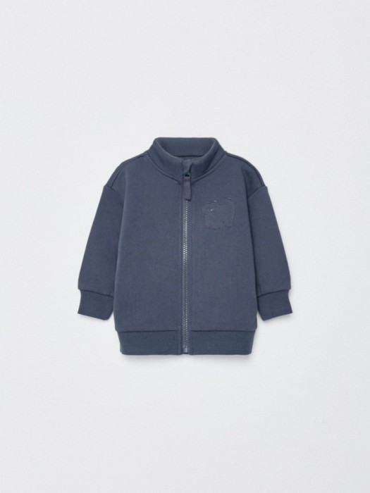 толстовка с воротником-стойкой для малышей 4680798256290 фотография