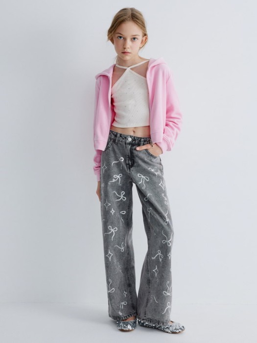 топ с горловиной халтер для девочек от бренда sela вид слева