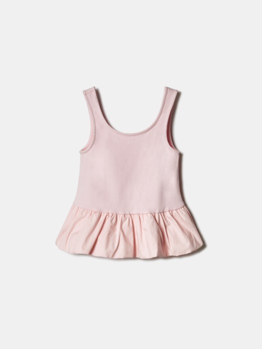 топ с хлопковой баской для девочек 4610517722942 фотография