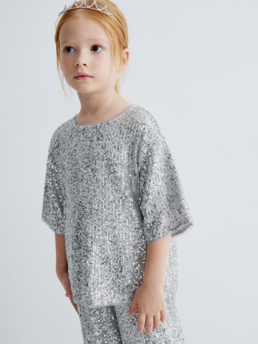 топ с пайетками для девочек 4610517038661 фотография