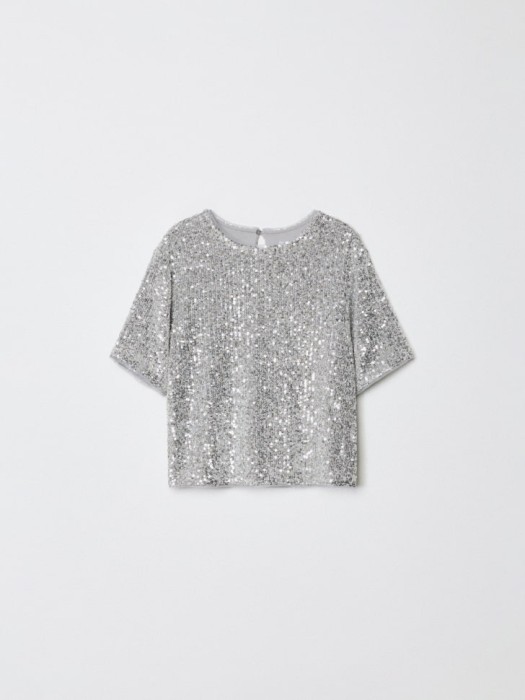 топ с пайетками для девочек по цене 1299 руб вид справа