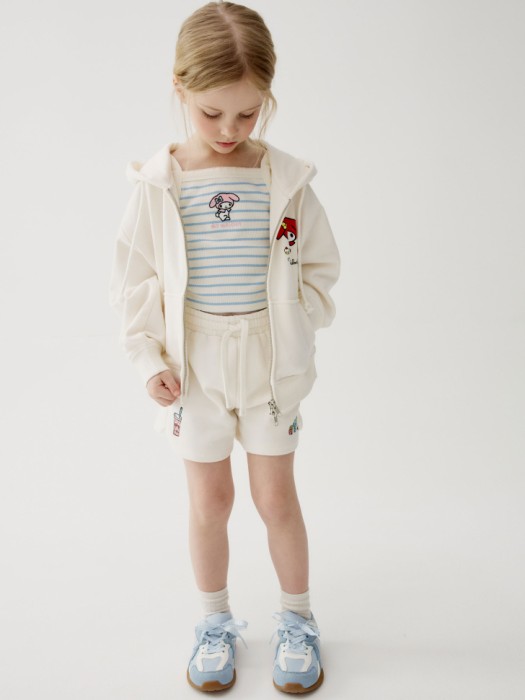 топ с вышивкой hello kitty my melody для девочек от бренда sela вид слева