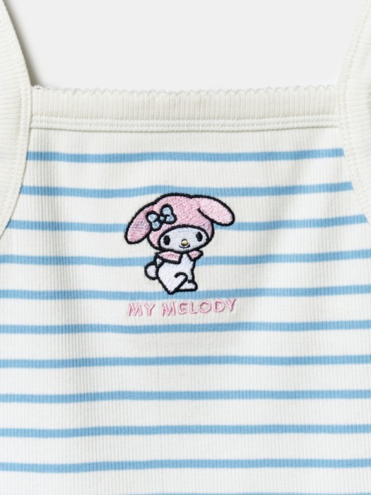 топ с вышивкой hello kitty my melody для девочек по цене 899 руб вид справа