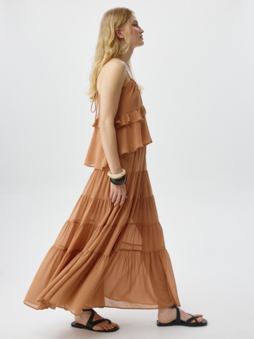 топ в стиле бохо с рюшами по цене 1299 руб вид справа