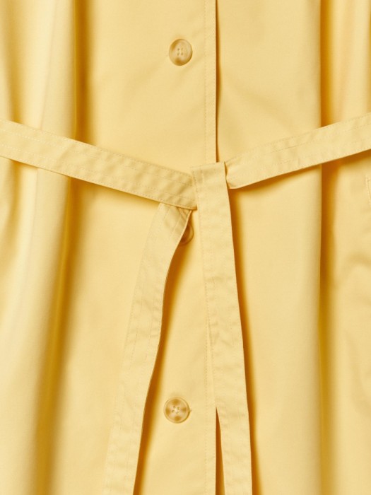 тренч с ремешком и завязками из линейки  young универсального стиля с лицевой стороны