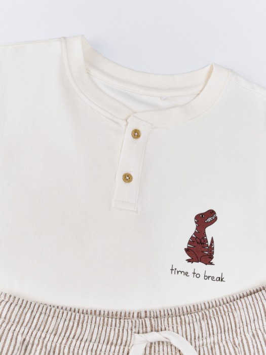 трикотажная пижама для мальчиков из россии вид сбоку