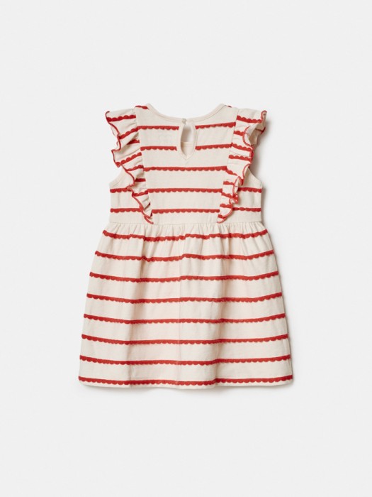 трикотажное платье для малышей от бренда sela вид слева