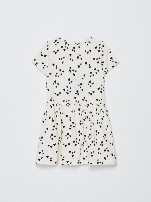 трикотажное платье с принтом для девочек по цене 899 руб вид справа