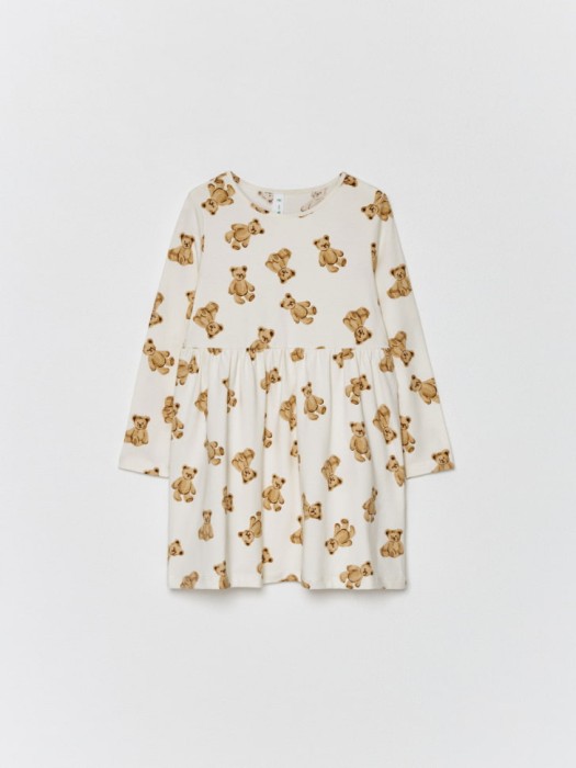 трикотажное платье с принтом для девочек 4680798471549 фотография