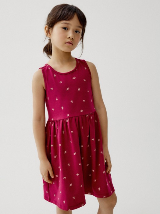 трикотажное платье с принтом для девочек 4610517685667 фотография
