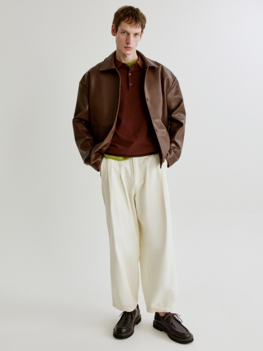 трикотажное поло с коротким рукавом от бренда sela вид слева