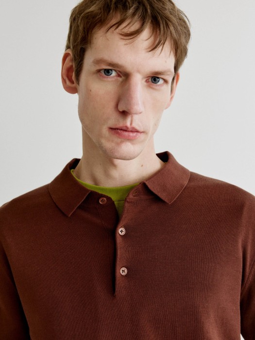 трикотажное поло с коротким рукавом из россии вид сбоку