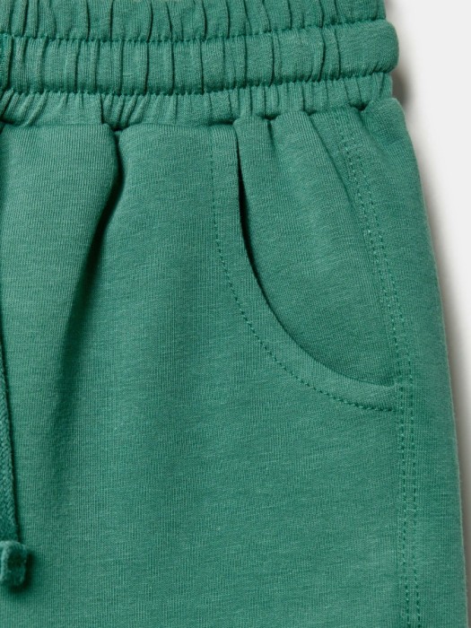 трикотажные базовые шорты для мальчиков, 2 шт. из хлопка спереди