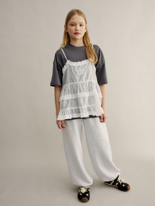 трикотажные брюки оверсайз для девочек 4610517721143 фотография