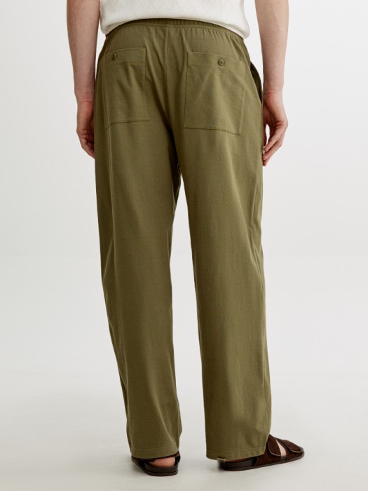 трикотажные брюки прямого кроя по цене 3599 руб вид справа