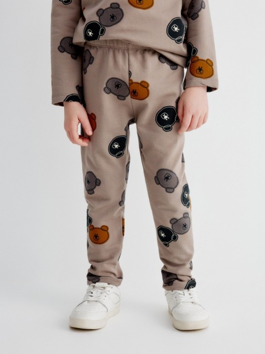 трикотажные брюки с начесом для мальчиков от бренда sela вид слева