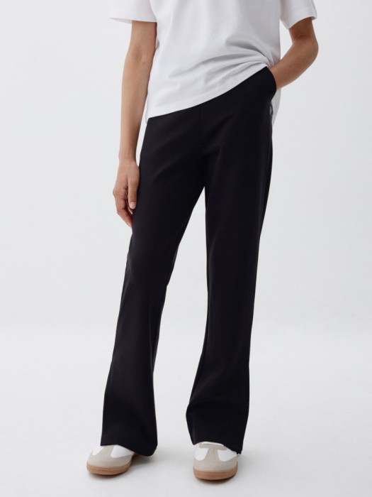 трикотажные брюки с разрезами для девочек 4680704984156 фотография