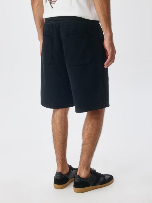 трикотажные прямые шорты от бренда sela вид слева